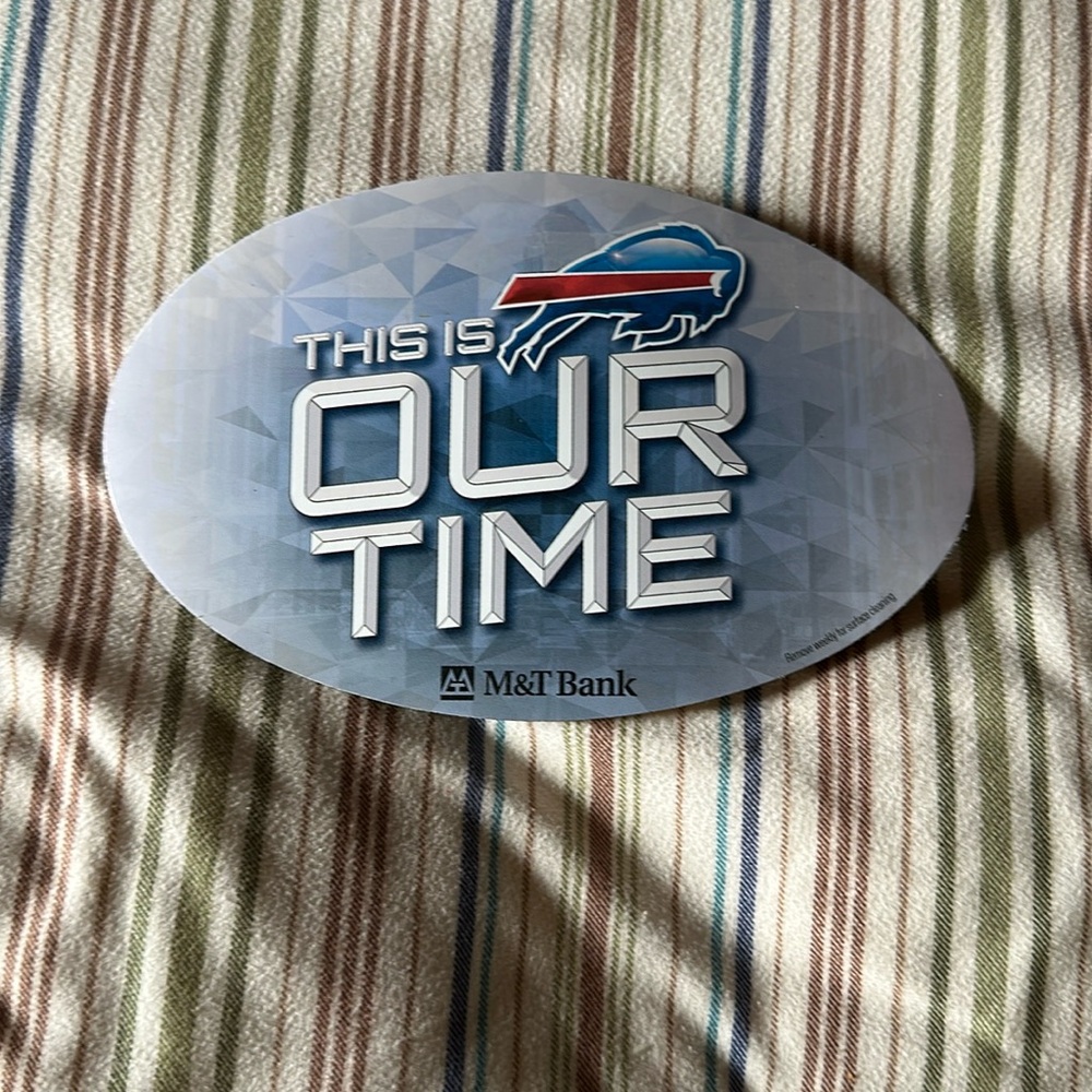Buffalo Bills This is Our Time Magnet 🦬